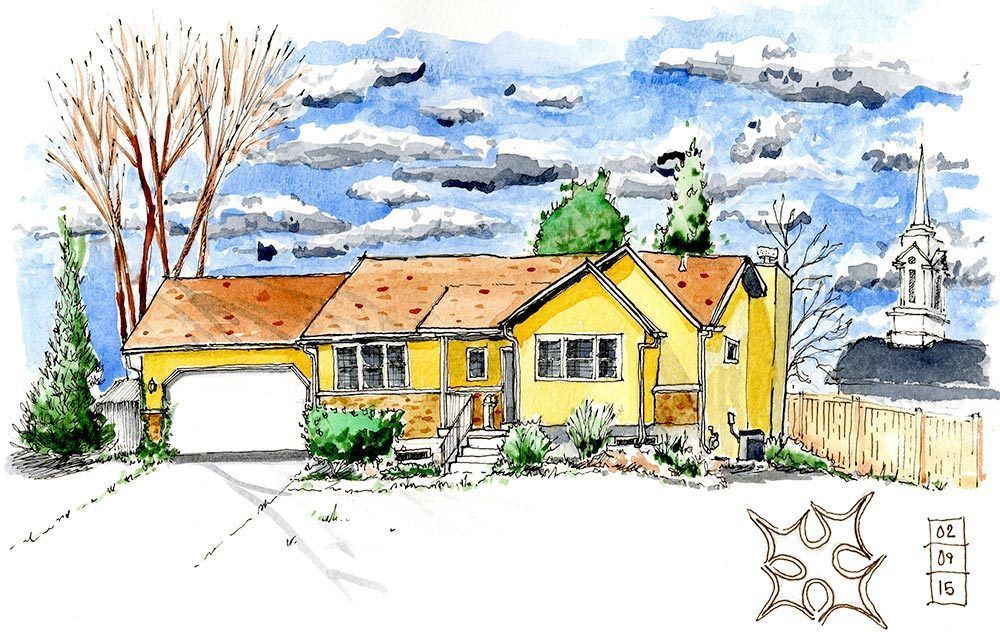 Urban Sketchers Midvale Utah