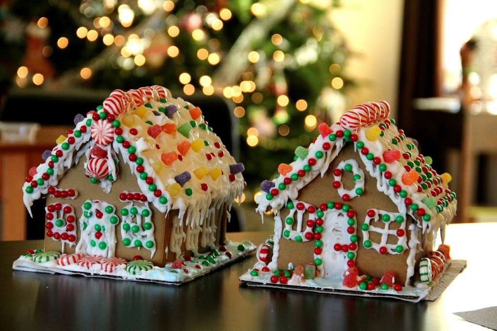residential architecture made of gingerbread.
